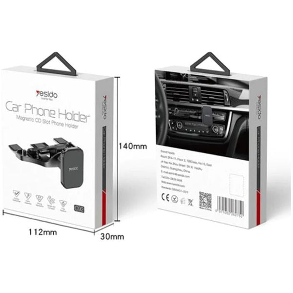 Yesido CD Slot Car Mobile Holder Black
