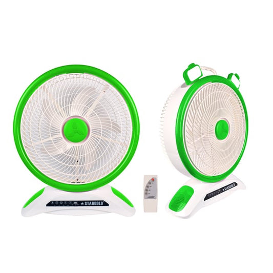 Stargold 14 Rechargeable Table Fan With Remote