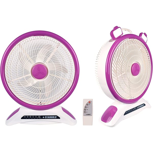 Stargold 14 Rechargeable Table Fan With Remote