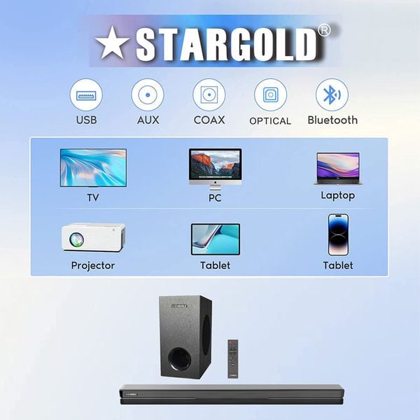 Stargold 2.1 Soundbar Bluetouch Speaker System