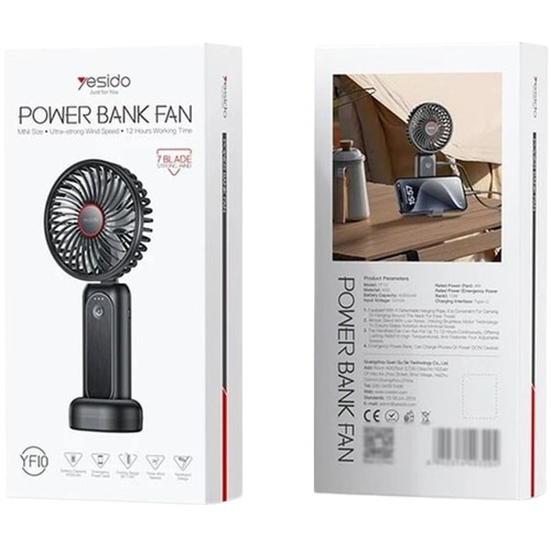 Yesido Mini Power Bank Fan YF10