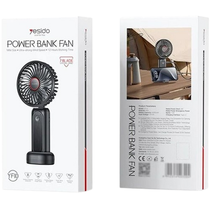 Yesido Mini Power Bank Fan YF10